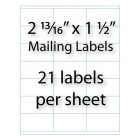 Mailing Labels 2-13/16" x 1-1/2" | 21-up
